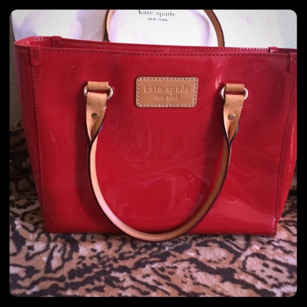 Kate Spade Red Patent Bag